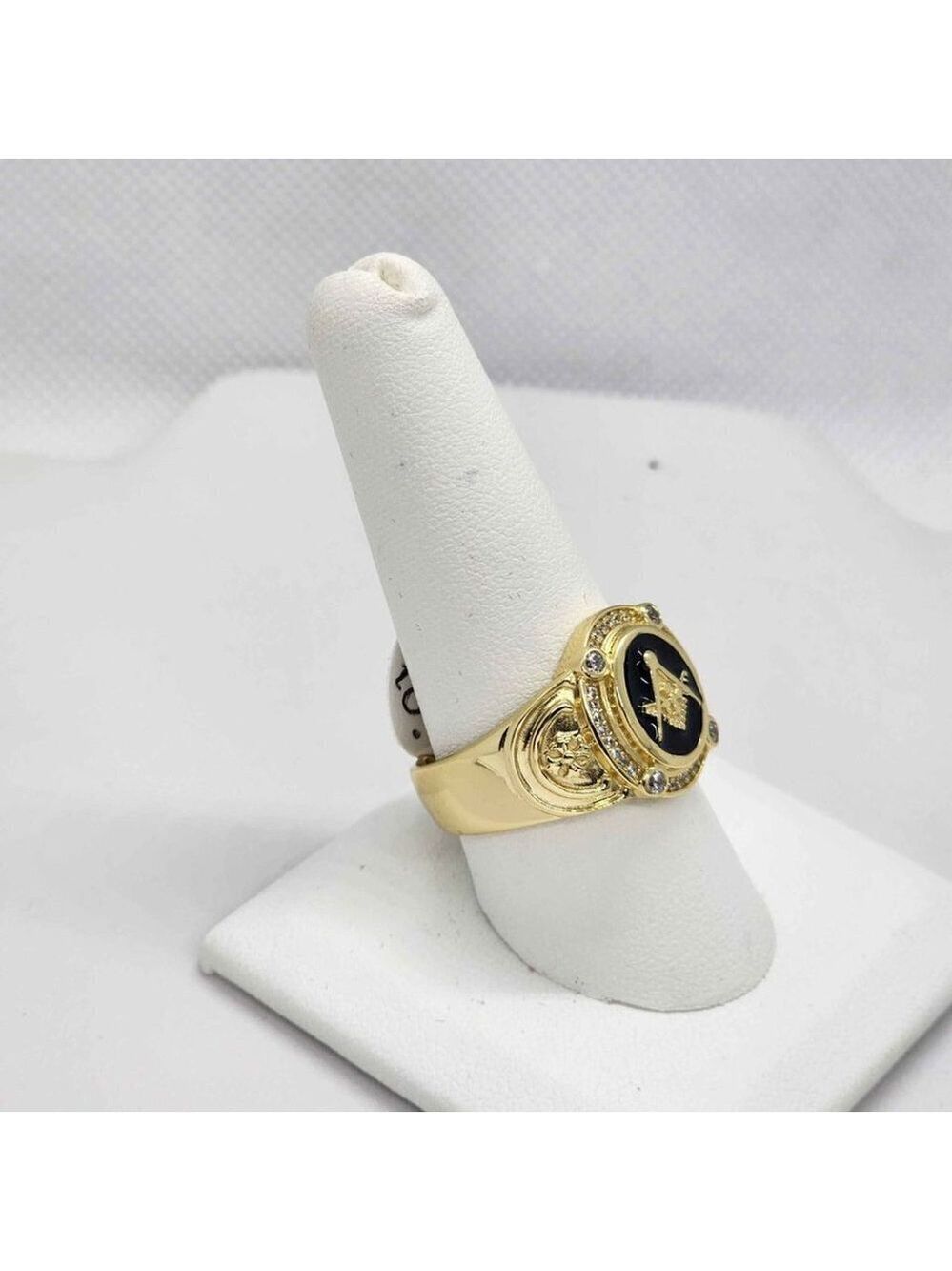 BRAND NEW Sterling Silver 925 Masonic Mason Symbol Ring - Picture 3 of 7